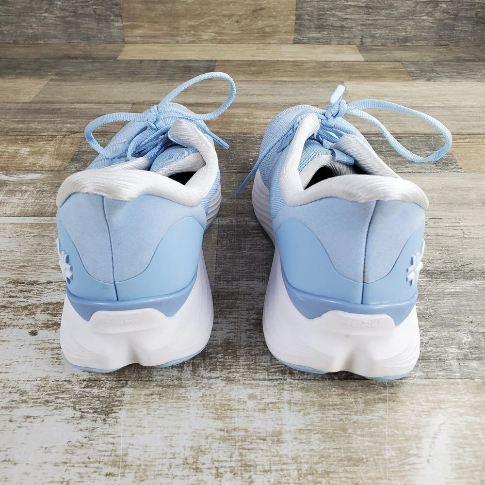 KURU Atom 2 Womens Shoes Sz 11 W Running Mist Blue Bright White Lace Up Sneakers